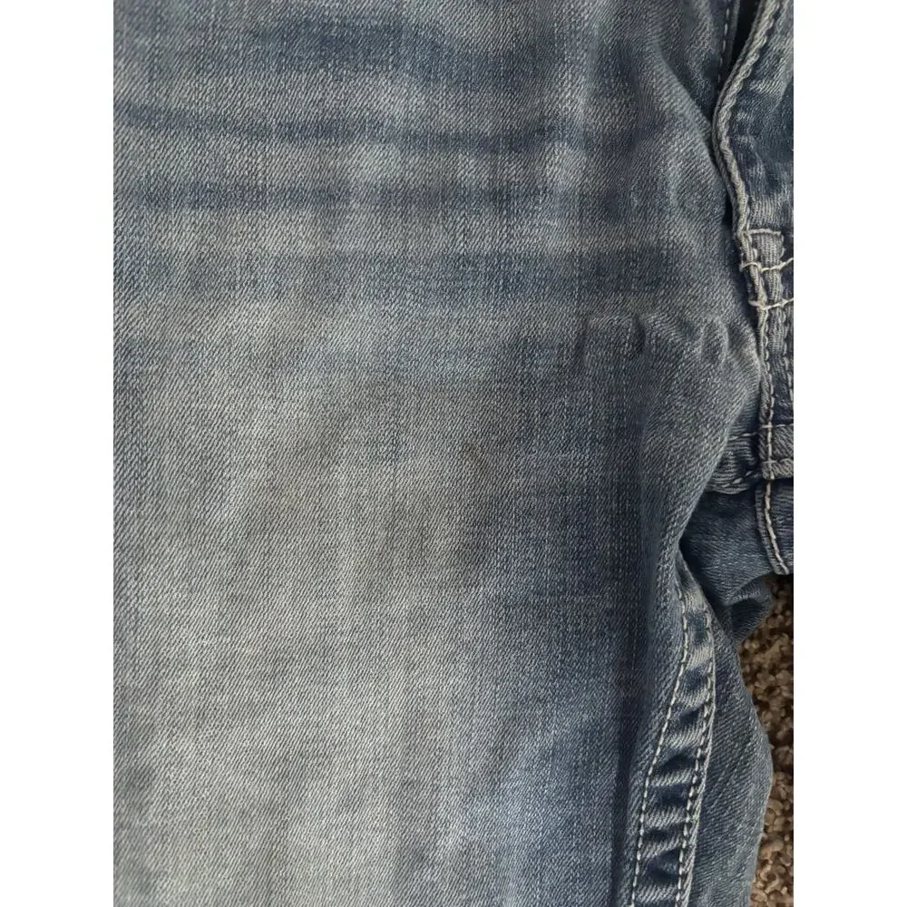 BKE Men’s Blue Slim Fit Light Wash Stretch Denim Jeans Low Rise 5-Pocket